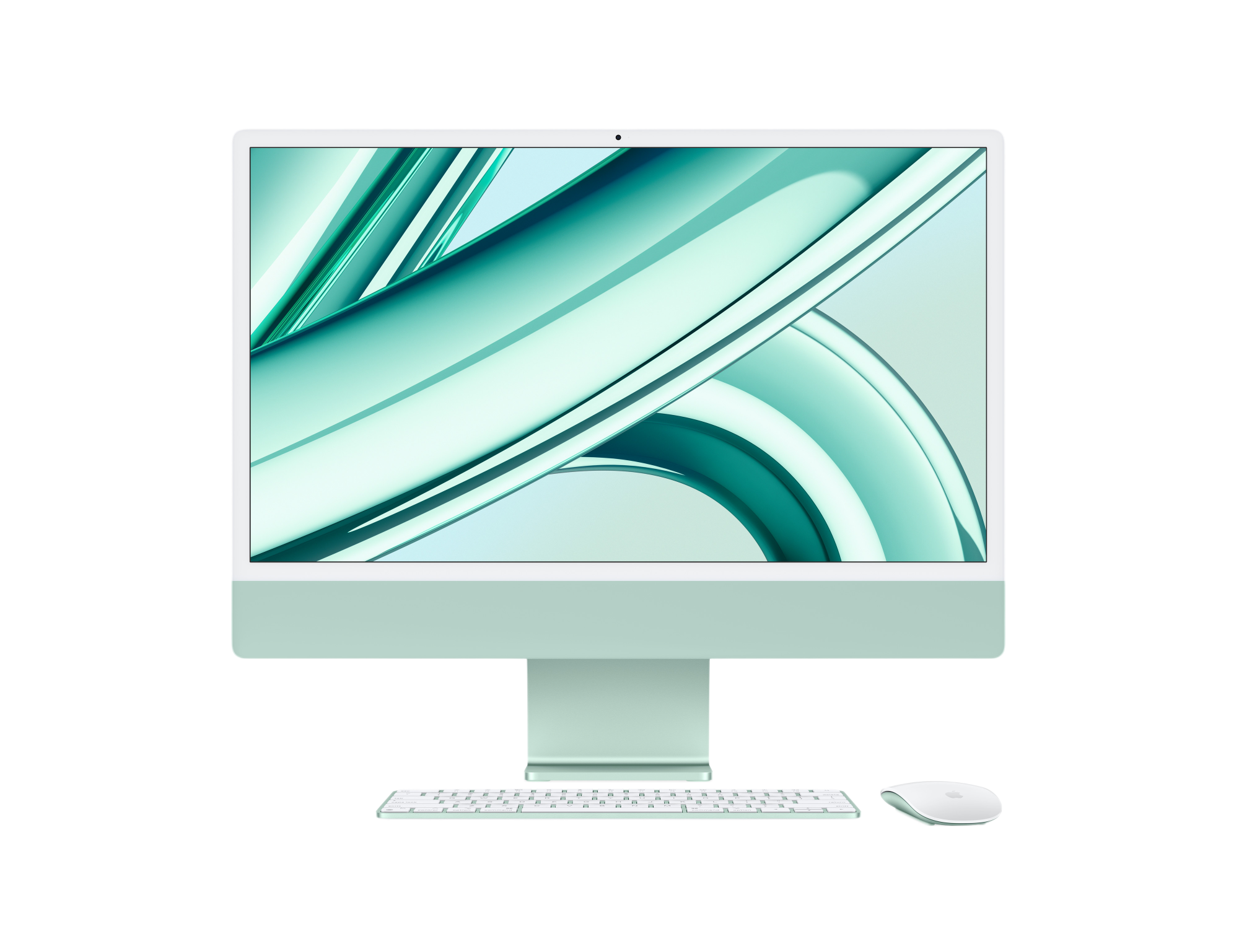 iMac (All In One) 24-inch (2021) MJV83 - M1 chip 8-Core CPU 7-Core GPU 8GB Unified Memory 256GB SSD Storage, Green - alAsil